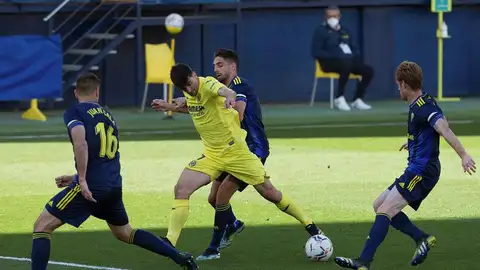 El delantero del Villarreal Gerard Moreno El delantero del Villarreal Gerard Moreno