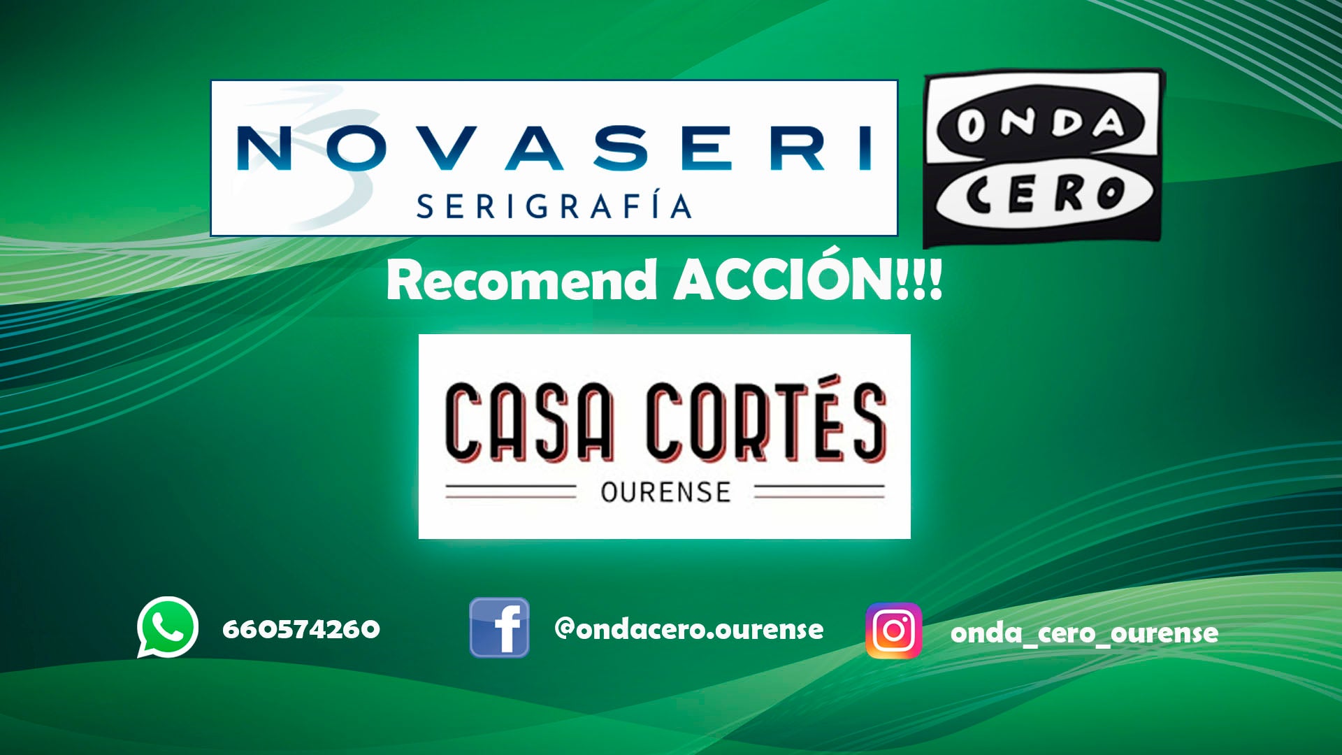 A cadea solidaria de Onda Cero Ourense e Novaseri Serigrafía A cadea solidaria de Onda Cero Ourense e Novaseri Serigrafía