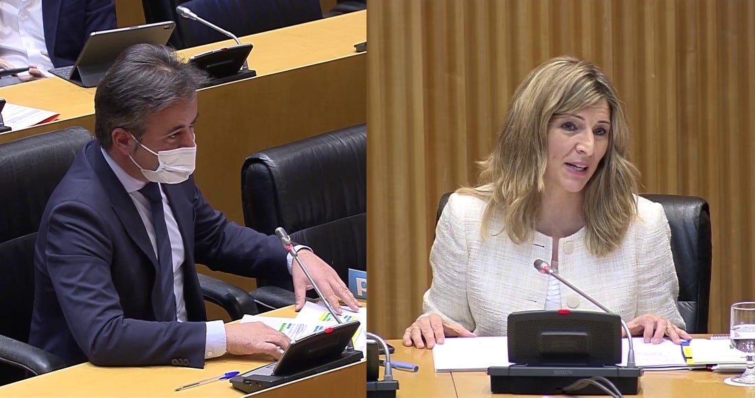 El comentario machista de un diputado del PP a Yolanda Díaz: "Las mujeres de Podemos solo suben si se agarran a una coleta" El comentario machista de un diputado del PP a Yolanda Díaz: "Las mujeres de Podemos solo suben si se agarran a una coleta"