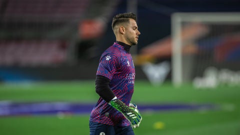 &Aacute;lvaro Fern&aacute;ndez en el Camp Nou