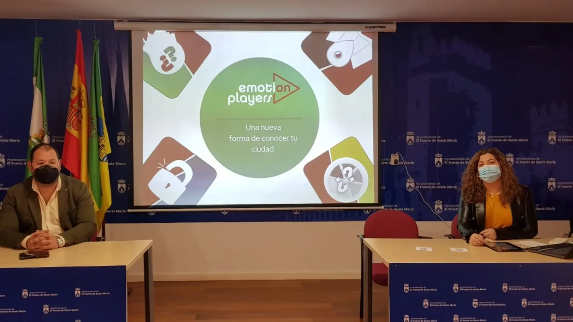 Presentación de la app en el Ayuntamiento de El Puerto