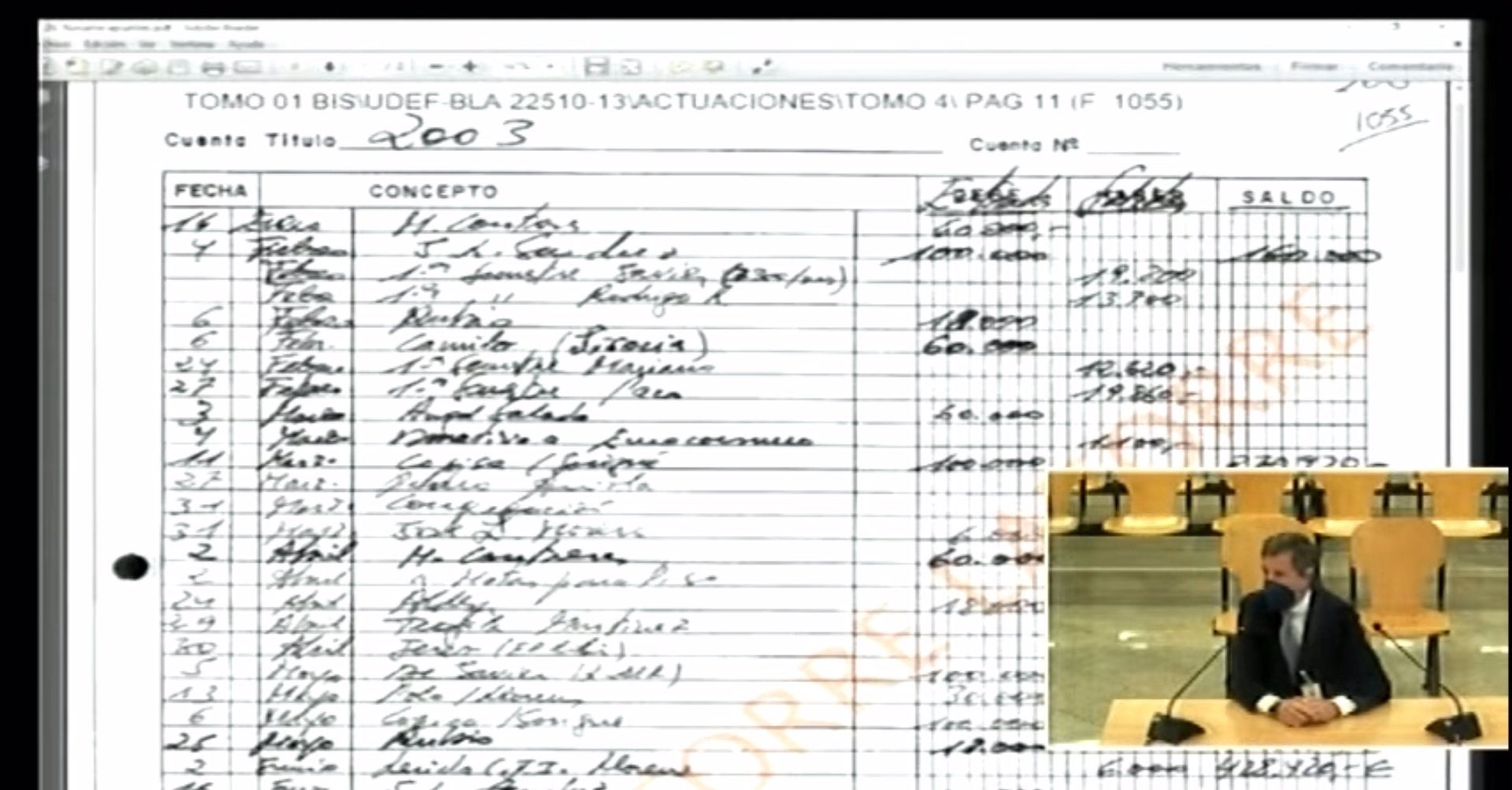 Matas niega en la Audiencia Nacional haber cobrado 8.400 euros recogidos en los 'papeles de Bárcenas' Matas niega en la Audiencia Nacional haber cobrado 8.400 euros recogidos en los 'papeles de Bárcenas'