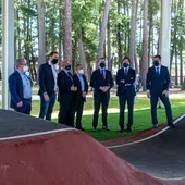 Apertura da primeira fase do Complexo Deportivo e Acuático de Monterrei Apertura da primeira fase do Complexo Deportivo e Acuático de Monterrei