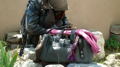 Persona sin hogar Persona sin hogar