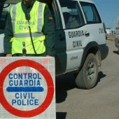 Un control de la Guardia Civil de Tráfico