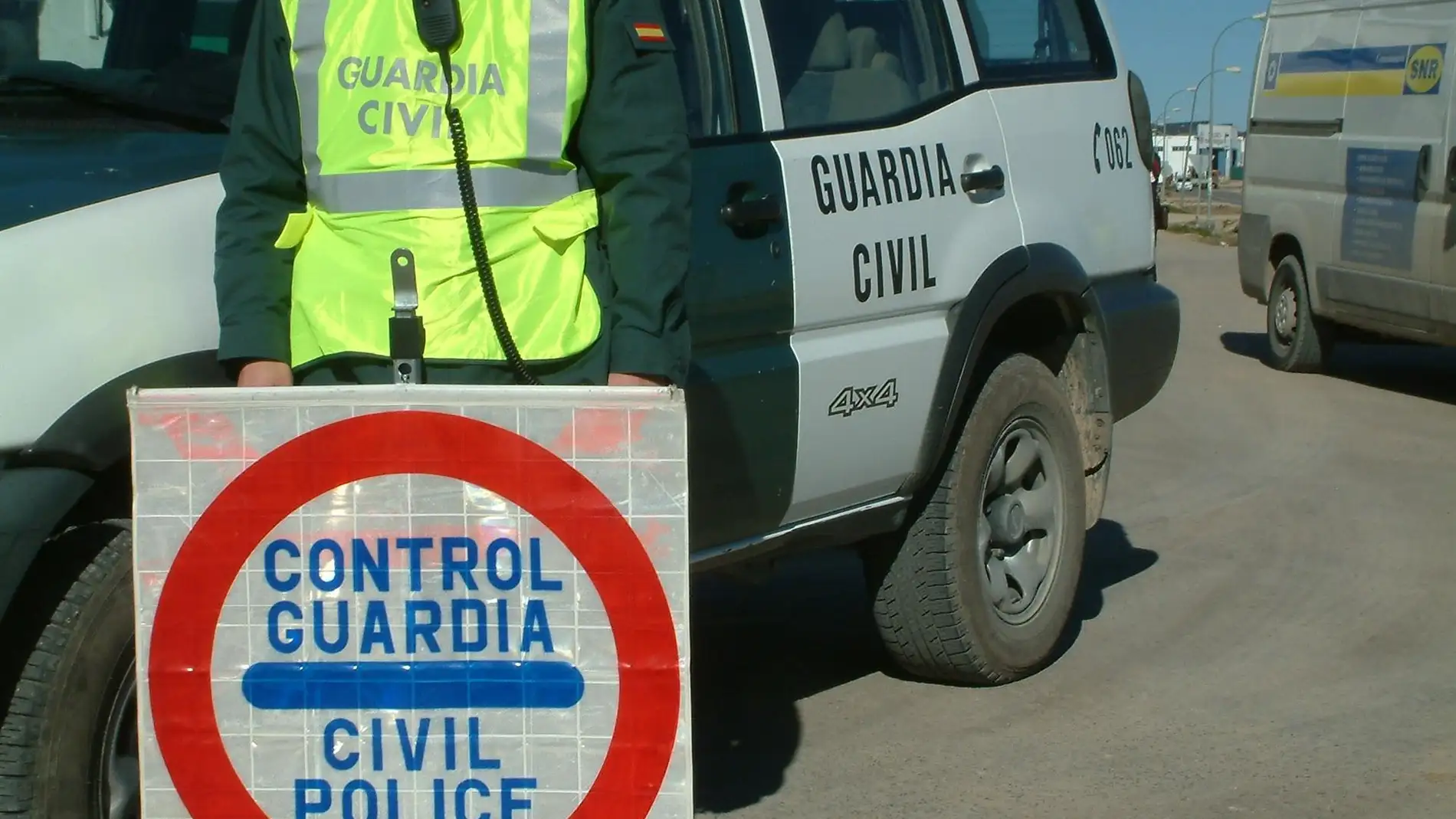 Un control de la Guardia Civil de Tráfico