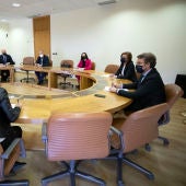 Feijóo aborda cos alcaldes da Baixa Limia os proxectos clave para a comarca