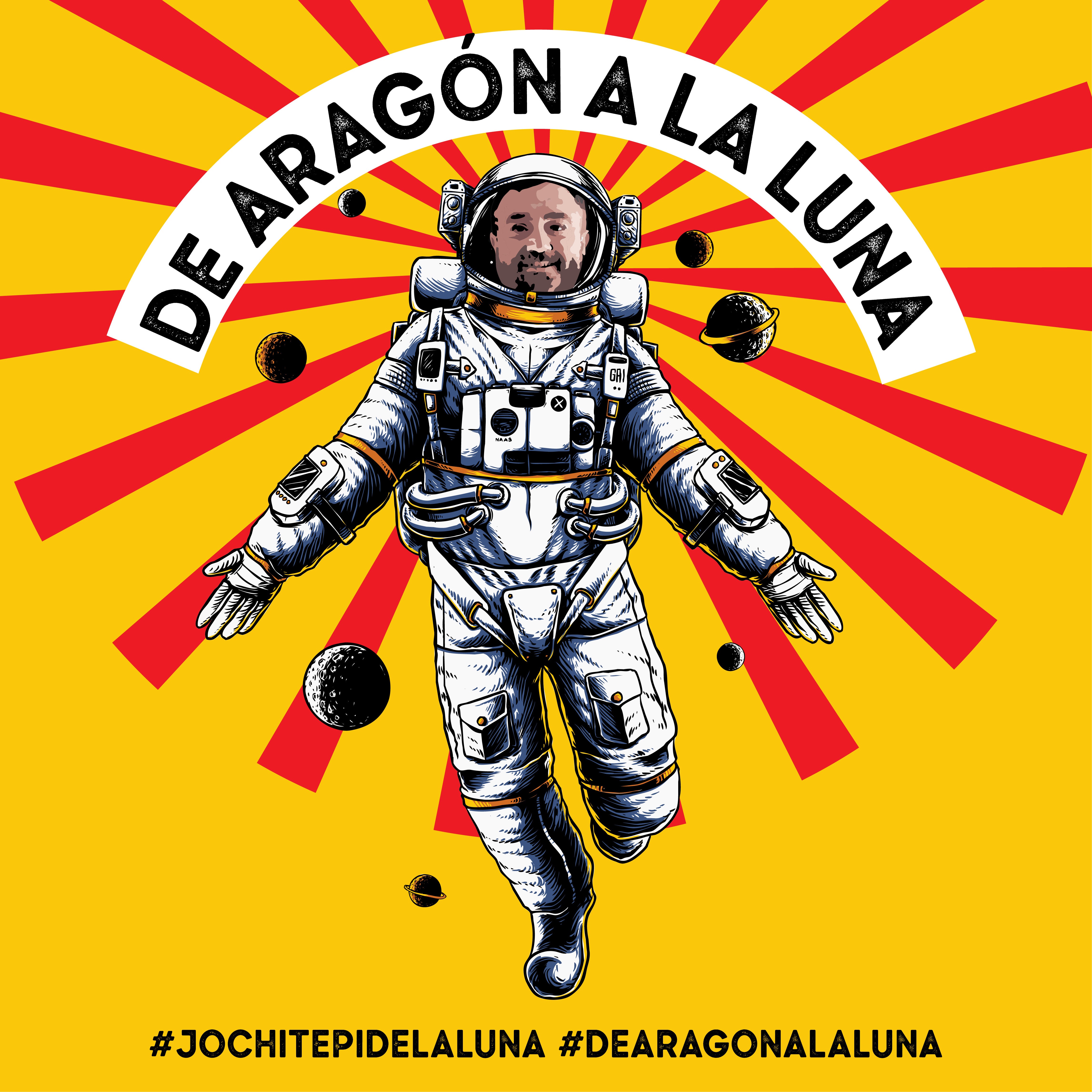 Un aragonés camino de la Luna Un aragonés camino de la Luna