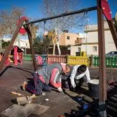 Parque infantil en Sanlúcar Parque infantil en Sanlúcar