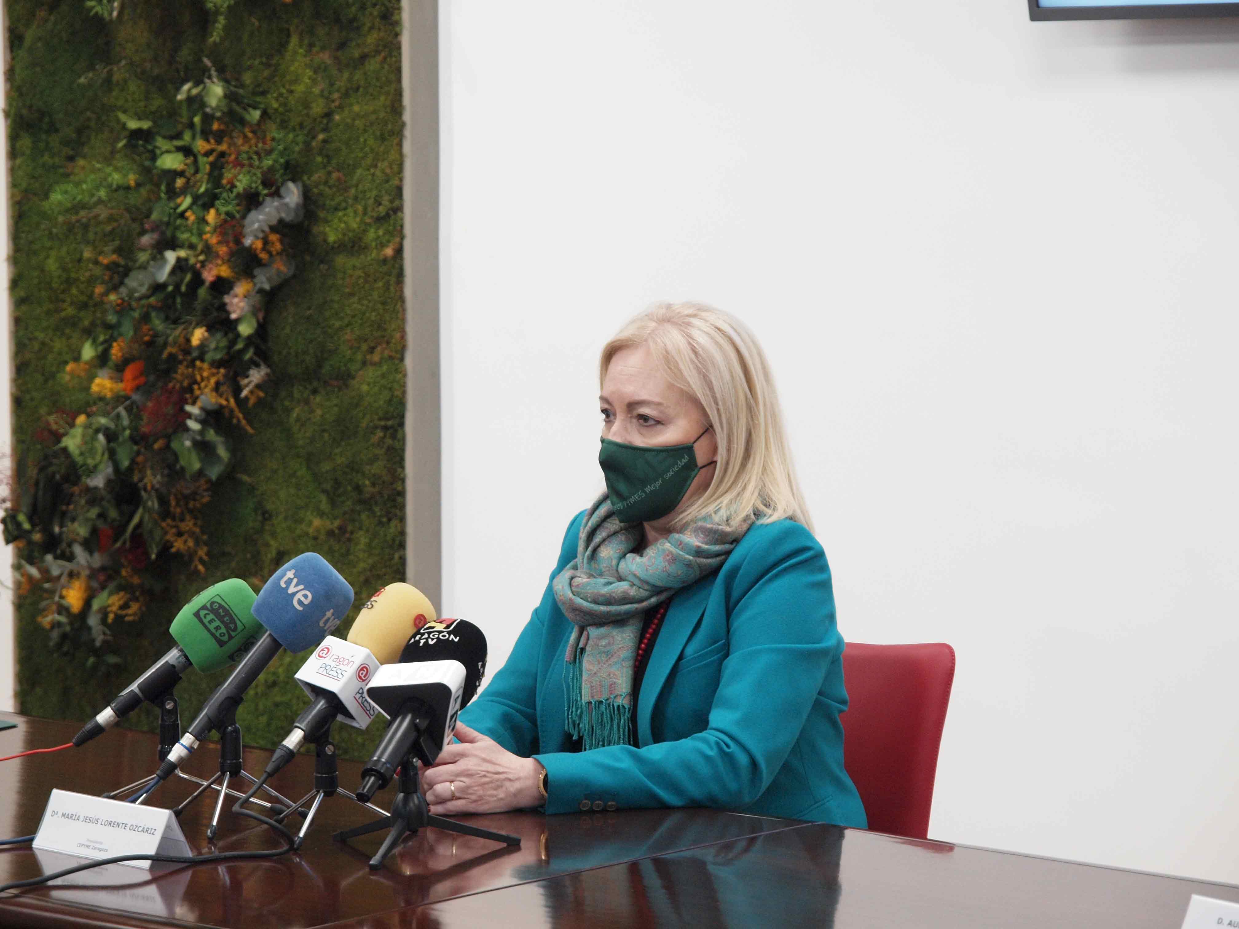 María Jesús Lorente, primera mujer al frente de CEPYME Zaragoza María Jesús Lorente, primera mujer al frente de CEPYME Zaragoza