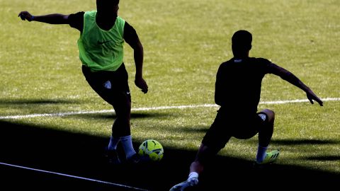 Entrenamiento del Málaga