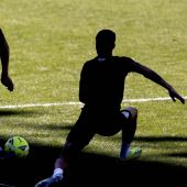 Entrenamiento del Málaga