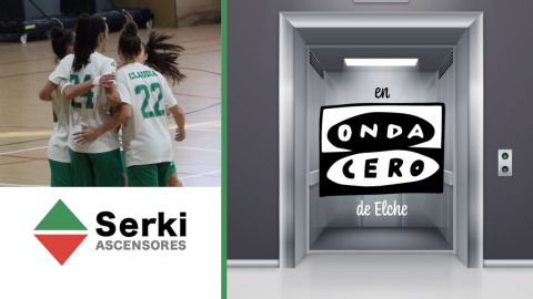 El Joventut d'Elx, protagonista de 'Sube con Ascensores Serki'. El Joventut d'Elx, protagonista de 'Sube con Ascensores Serki'.