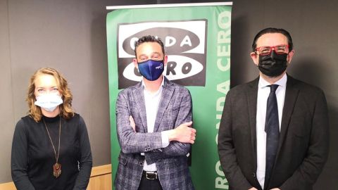 Elka Dimitrova, Francisco Mart&iacute;nez y Alejandro S&aacute;enz de San Pedro