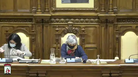 Pleno en el Ayuntamiento de Gijón Pleno en el Ayuntamiento de Gijón