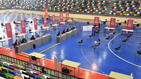Pabellón Esperanza Lag preparado para vacunar Pabellón Esperanza Lag preparado para vacunar