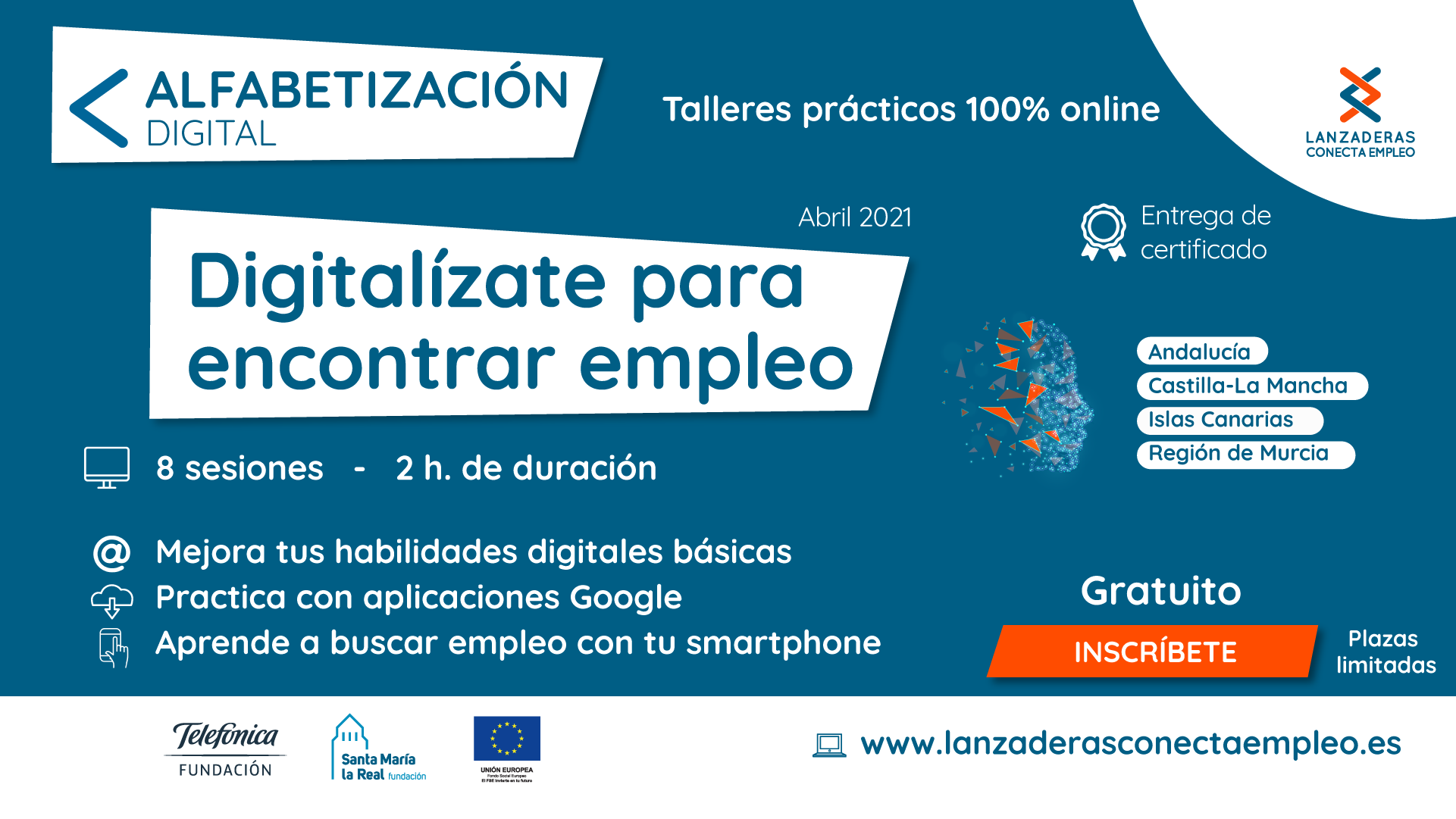 Abierta la inscripción de ‘Alfabetización Digital’ para personas en desempleo Abierta la inscripción de ‘Alfabetización Digital’ para personas en desempleo