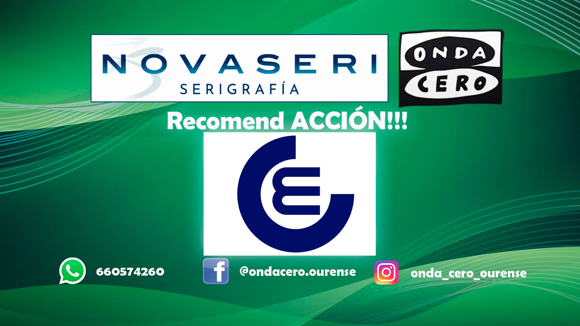 A cadea solidaria de Onda Cero Ourense e Novaseri Serigrafía A cadea solidaria de Onda Cero Ourense e Novaseri Serigrafía
