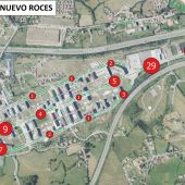 Nuevo Roces dispone de 1,01 plazas de aparcamiento por habitante