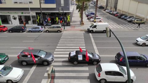 Movilizaci&oacute;n de Airbus en la calle 