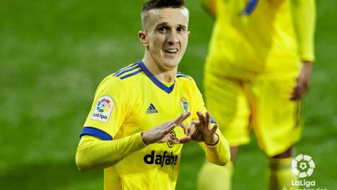 Salvi S&aacute;nchez, jugador del C&aacute;diz C.F