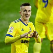 Salvi Sánchez, jugador del Cádiz C.F