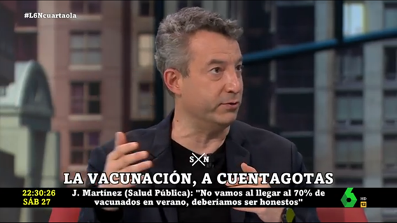 El doctor Carballo pide a la gente que se vacune: "Hay que hacerlo ya porque la cuarta ola la vamos a sufrir ahora" El doctor Carballo pide a la gente que se vacune: "Hay que hacerlo ya porque la cuarta ola la vamos a sufrir ahora"