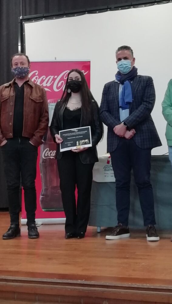 Entrega del premio en el IES La Torreta de Elche.