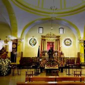 Interior de Santa Nonia el Lunes Santo de 2021