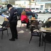 Un control de terrazas por parte de la Policía Local de Ciudad Real Un control de terrazas por parte de la Policía Local de Ciudad Real