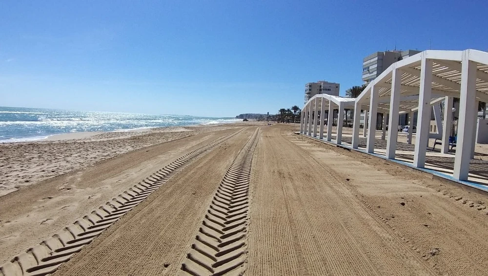 Limpieza diaria de las Playas de Alicante 