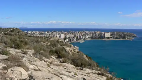 Vistas del Cabo de la Huerta en Alicante Vistas del Cabo de la Huerta en Alicante