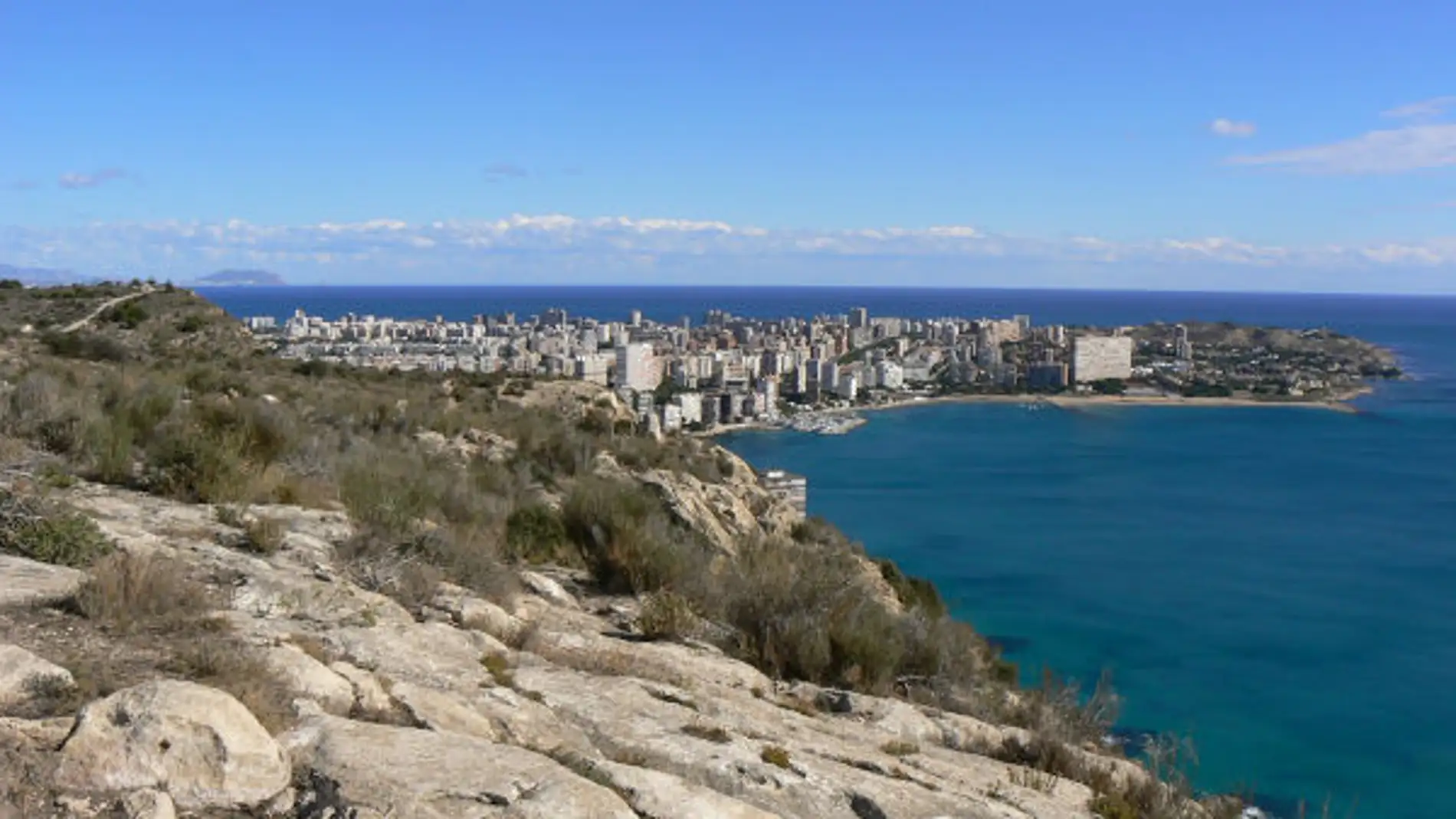 Vistas del Cabo de la Huerta en Alicante 
