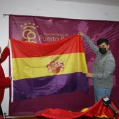 Instantes de la presentación de los actos en Puerto Real Instantes de la presentación de los actos en Puerto Real