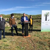 Presentación de las obras arqueológicas en Lancia Presentación de las obras arqueológicas en Lancia
