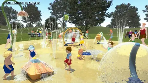 Xogos de auga na ribeira do Lérez Onda Cero Pontevedra