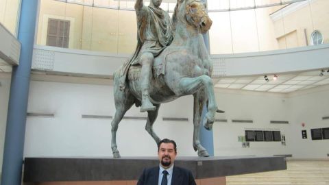 El historiador Manuel Parodi, en una foto de archivo
