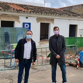 Coordinador Provincial en Huelva, Antonio F. Tristancho, y Alcalde de Corteconcepción, Javier Ginés Coordinador Provincial en Huelva, Antonio F. Tristancho, y Alcalde de Corteconcepción, Javier Ginés