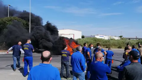 Instantes de una concentración de Airbus Instantes de una concentración de Airbus