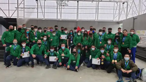 Delegación andaluza presentada en el campeonato de España disputado en La Nucia, Alicante Deporte