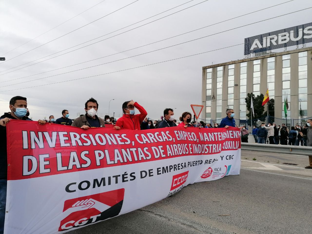 José María González pide a la Junta de Andalucía y al Gobierno de España una respuesta firme para defender Airbus Puerto Real José María González pide a la Junta de Andalucía y al Gobierno de España una respuesta firme para defender Airbus Puerto Real