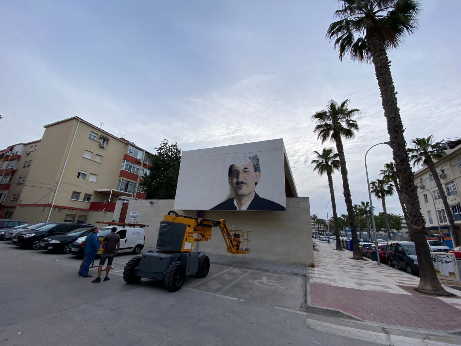 Un mural para el recuerdo de Martín Carpena Un mural para el recuerdo de Martín Carpena