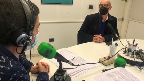 F&eacute;lix &Aacute;lvarez con Javier Barbero