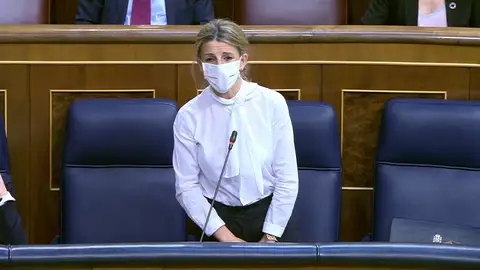 Yolanda Díaz anima a "trabajar" a García Egea y le pide que no manipule las cifras del paro Yolanda Díaz anima a "trabajar" a García Egea y le pide que no manipule las cifras del paro
