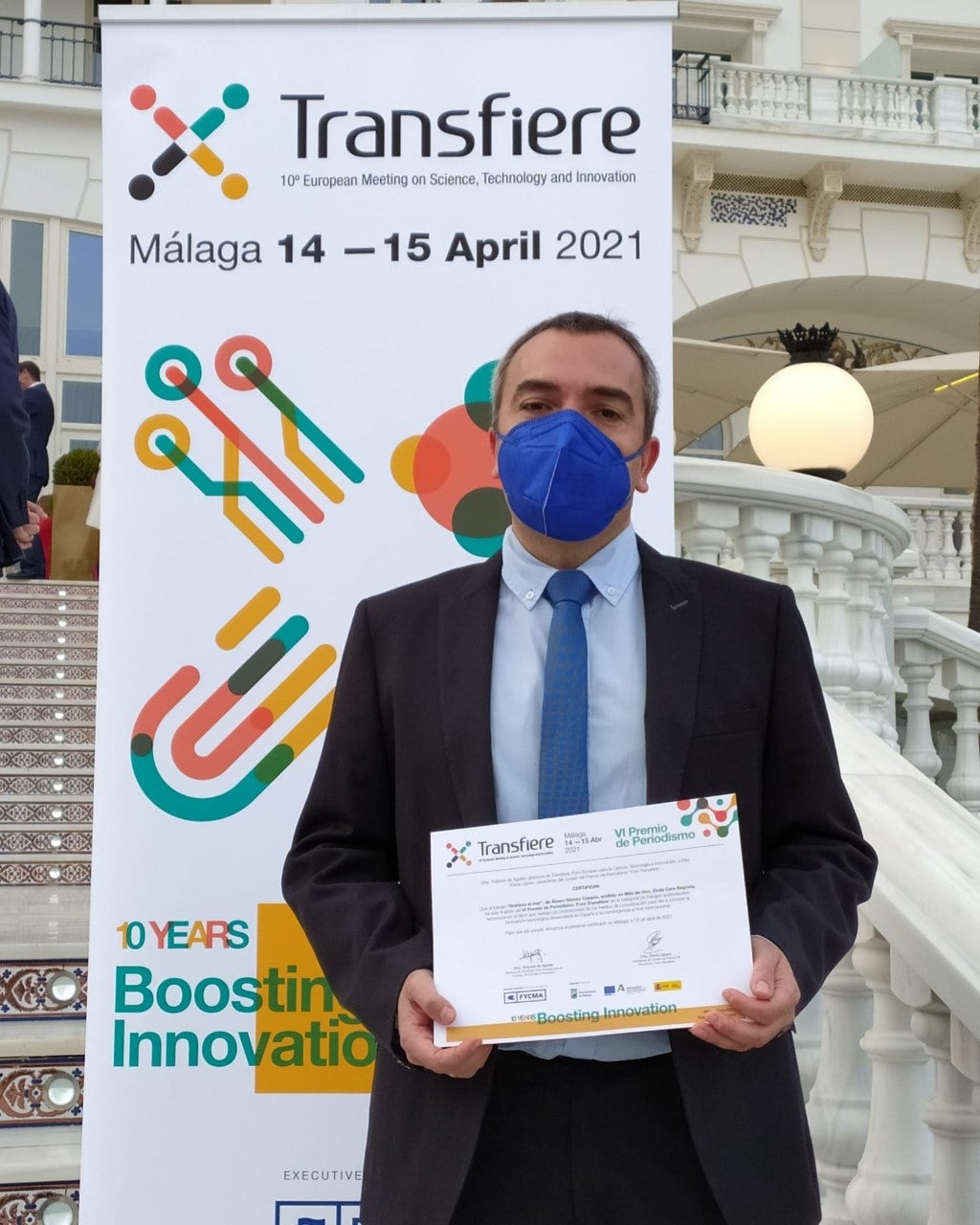 Álvaro Gómez finalista del VI Premio periodístico Transfiere de divulgación científica Álvaro Gómez finalista del VI Premio periodístico Transfiere de divulgación científica