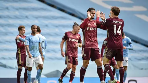 Diego Llorente con el Leeds Diego Llorente con el Leeds
