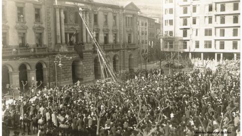 Declaraci&oacute;n de la II Rep&uacute;blica en Eibar 