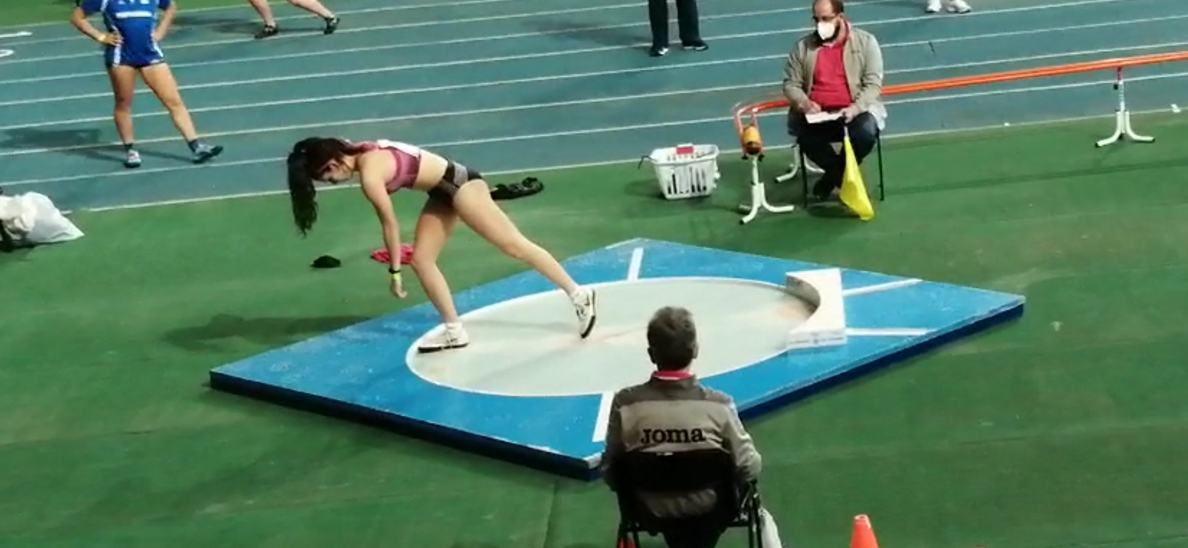 Daniela Gómez, lanzadora sub 18 Daniela Gómez, lanzadora sub 18