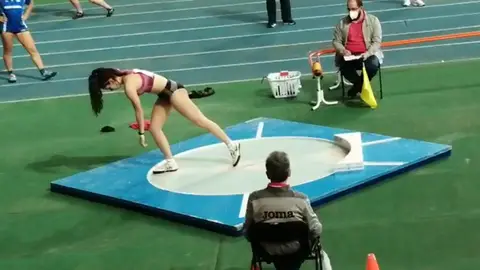 Daniela Gómez, lanzadora sub18 Segovia