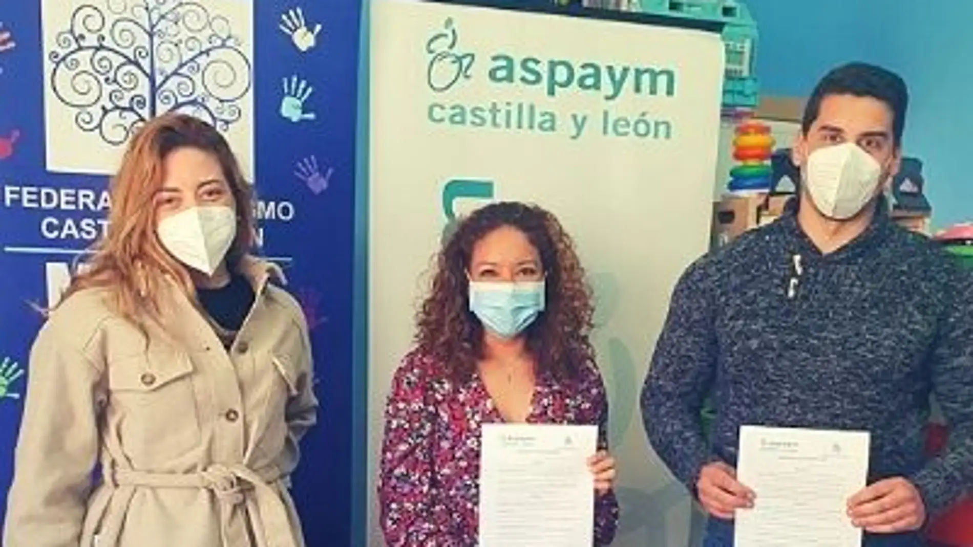ASPAYM Castilla y León y Mundo Azul Palencia, unidos por la discapacidad